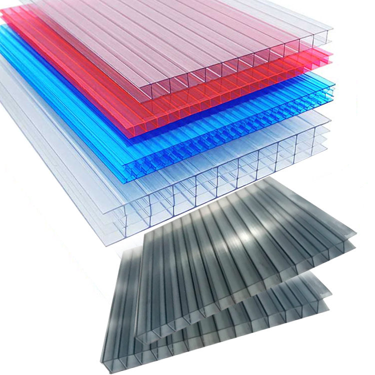 Strong thermal insulation of hollow polycarbonate sheet